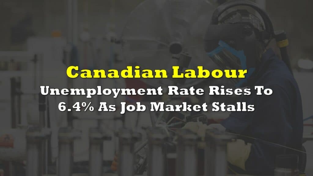 Canada&#8217;s Unemployment Rate Rises To 6.4% As Job Market Stalls