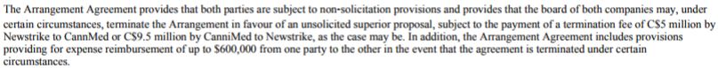 The clause that is effectively CanniMed's poison pill.