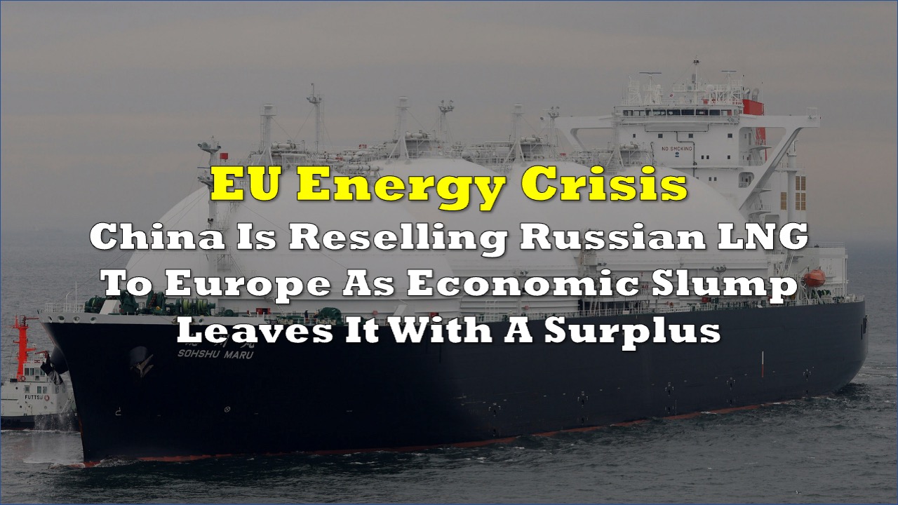 China Is Reselling Russian LNG To Europe As Economic Slump Leaves It 