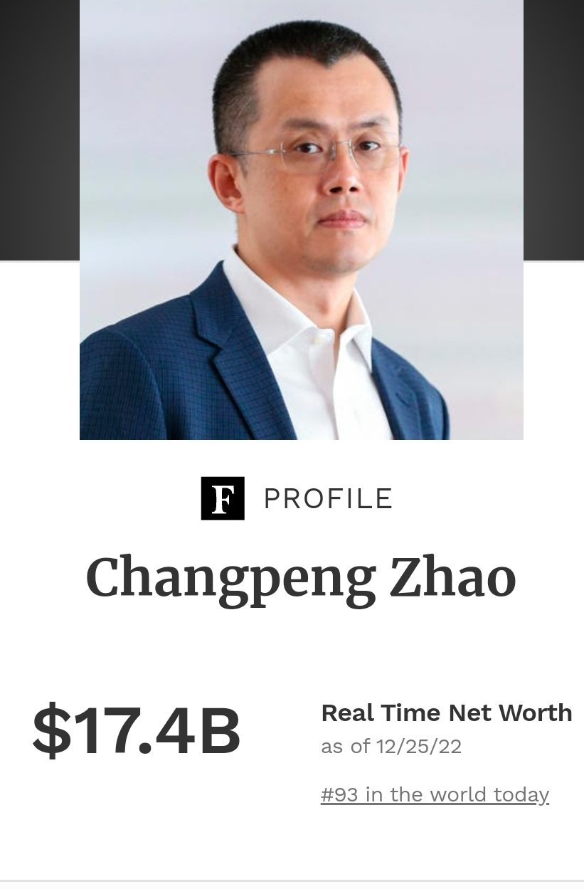 Changpeng Zhao On His Net Worth: “No One Knows” | the deep dive
