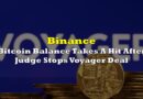 Binance Bitcoin Balance Takes A Hit After Judge Stops Voyager Deal
