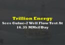 Trillion Energy Sees Guluc-2 Well Flow Test At 16.35 MMcf/Day