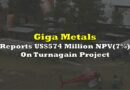 Giga Metals Reports US$574 Million NPV(7%) On Turnagain Project Under Pre-Feasibility Study