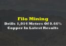 Filo Mining Drills 1,014 Metres Of 0.66% Copper In Latest Results