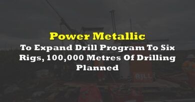 Power Metallic To Expand Drill Program To Six Rigs, 100,000 Metres Of Drilling Planned