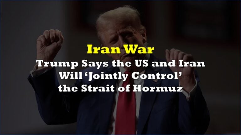 Trump Says the US and Iran Will 'Jointly Control' the Strait of Hormuz ...