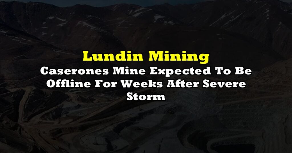 Caserones Mine Expected To Be Offline For Weeks After Severe Storm