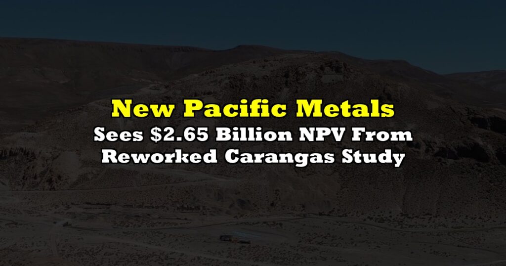 Sees $2.65 Billion NPV From Reworked Carangas Study
