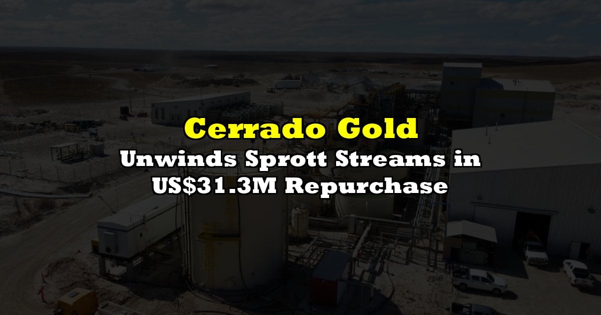 Unwinds Sprott Streams in US$31.3M Repurchase
