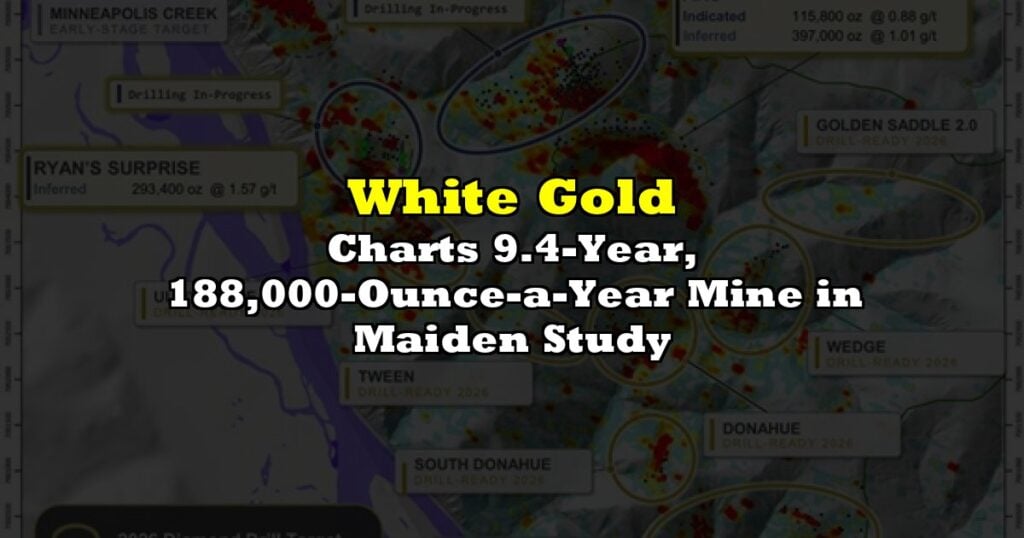 Charts 9.4-Year, 188,000-Ounce-a-Year Mine in Maiden Study