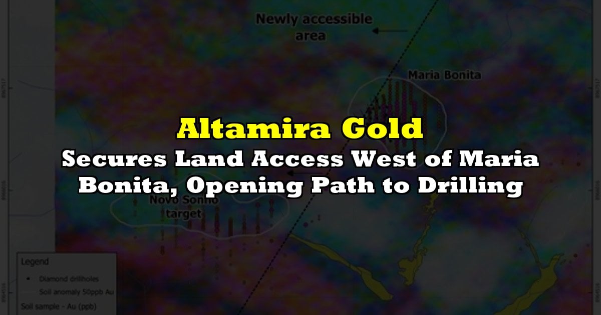 Secures Land Access West of Maria Bonita, Opening Path to Drilling