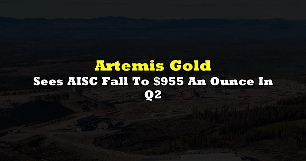 Sees AISC Fall To $955 An Ounce In Q2