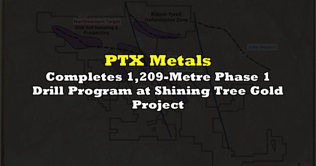 Completes 1,209-Metre Phase 1 Drill Program at Shining Tree Gold Project
