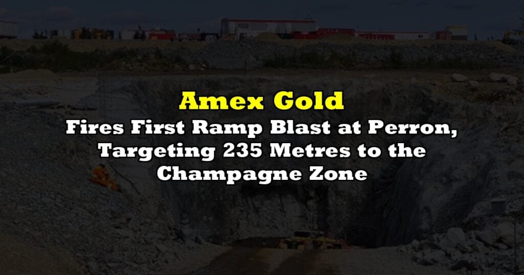 Fires First Ramp Blast at Perron, Targeting 235 Metres to the Champagne Zone
