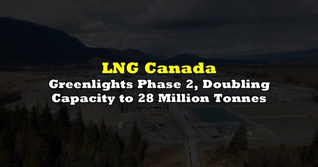 Greenlights Phase 2, Doubling Capacity to 28 Million Tonnes