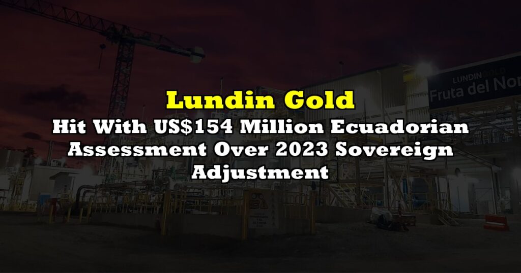 Hit With US$154 Million Ecuadorian Assessment Over 2023 Sovereign Adjustment