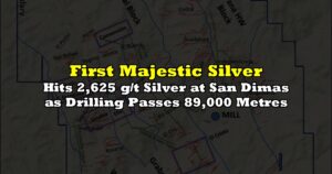 Hits 2,625 g/t Silver at San Dimas as Drilling Passes 89,000 Metres