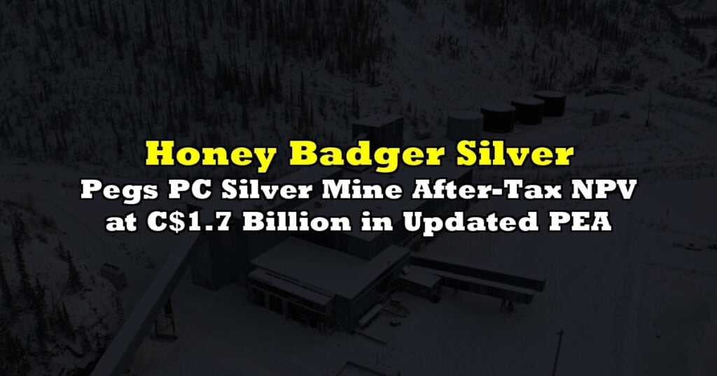 Pegs PC Silver Mine After-Tax NPV at C$1.7 Billion in Updated PEA