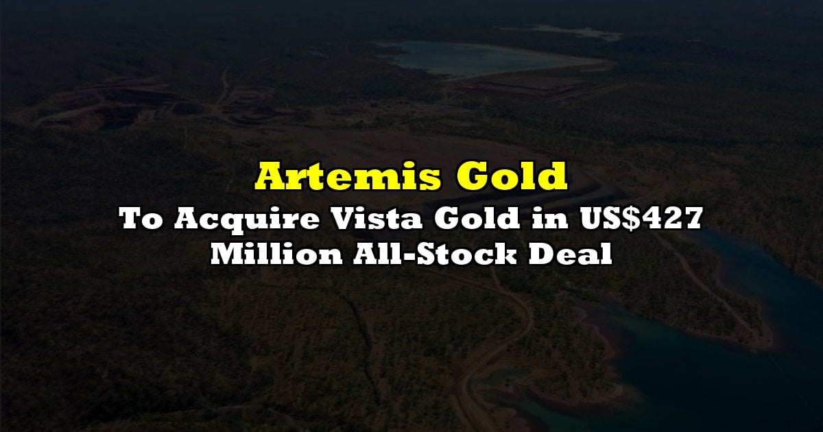 To Acquire Vista Gold in US$427 Million All-Stock Deal