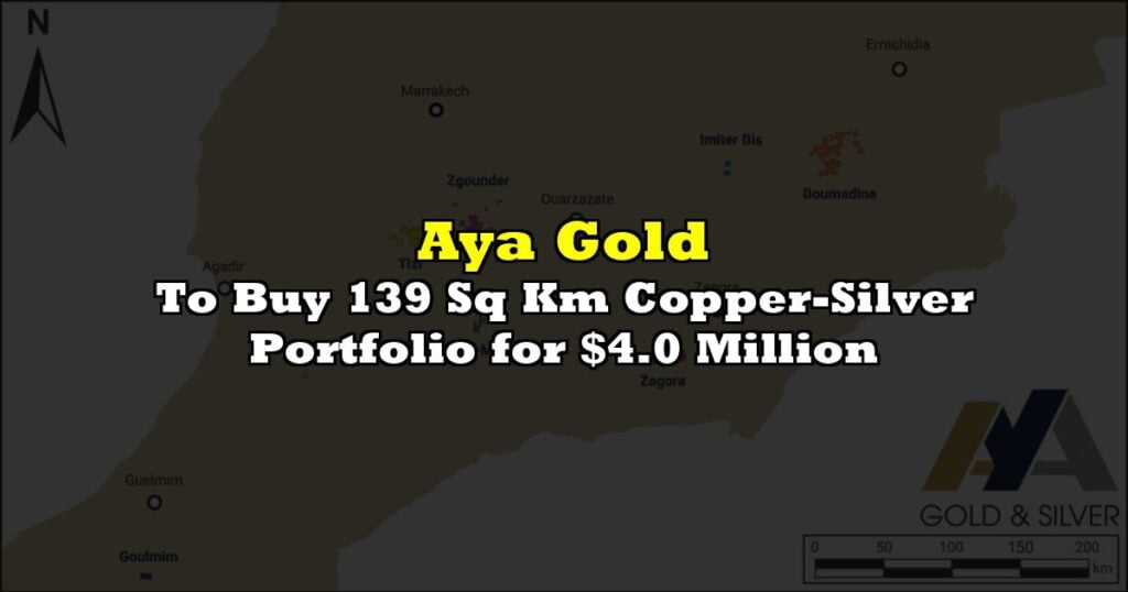 To Buy 139 Sq Km Copper-Silver Portfolio for $4.0 Million