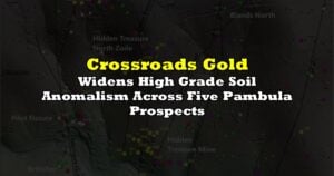 Widens High Grade Soil Anomalism Across Five Pambula Prospects