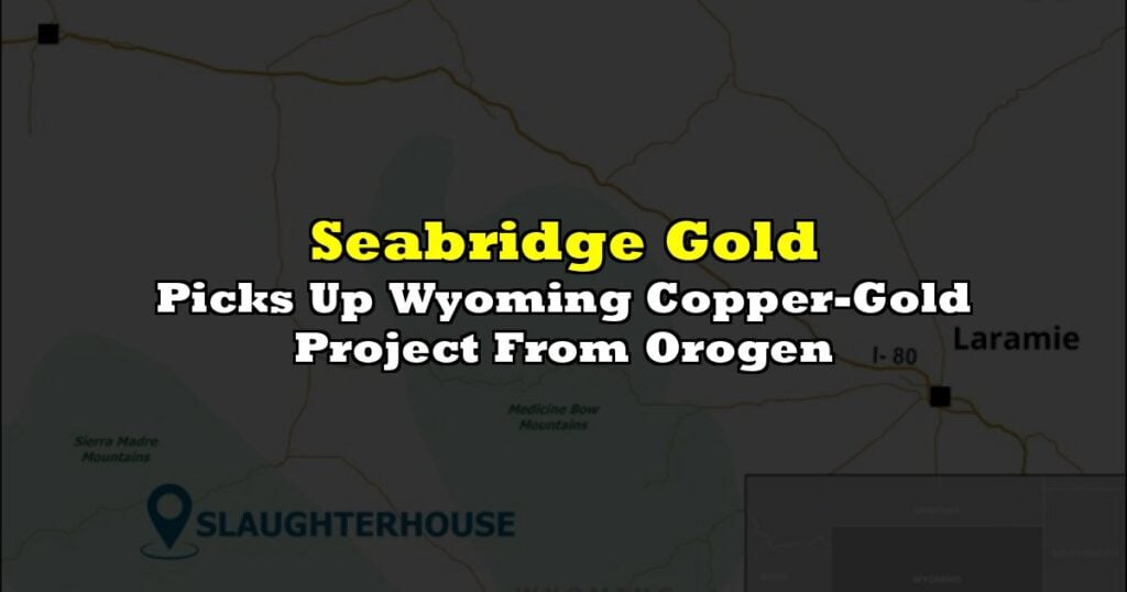 Picks Up Wyoming Copper-Gold Project From Orogen