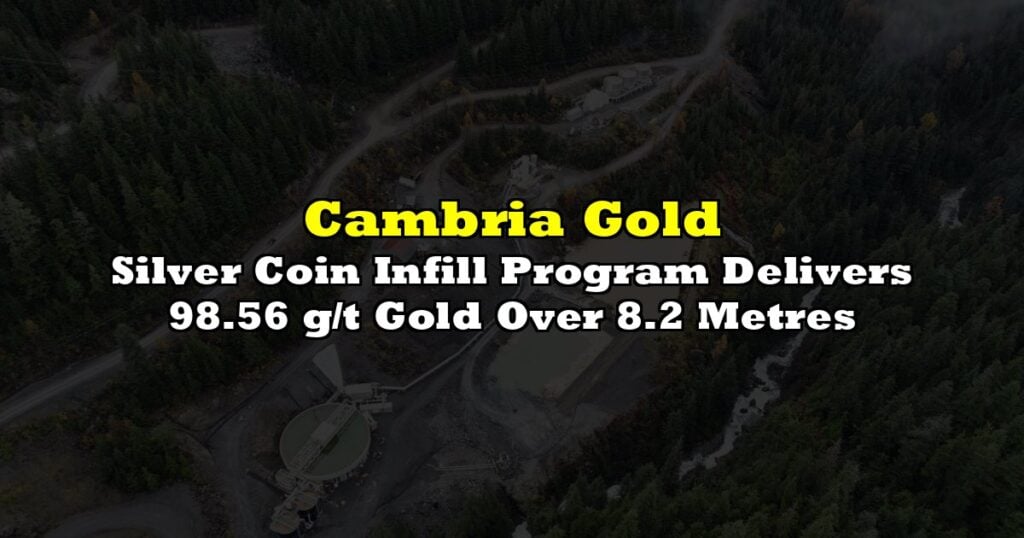 Silver Coin Infill Program Delivers 98.56 g/t Gold Over 8.2 Metres
