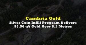 Silver Coin Infill Program Delivers 98.56 g/t Gold Over 8.2 Metres