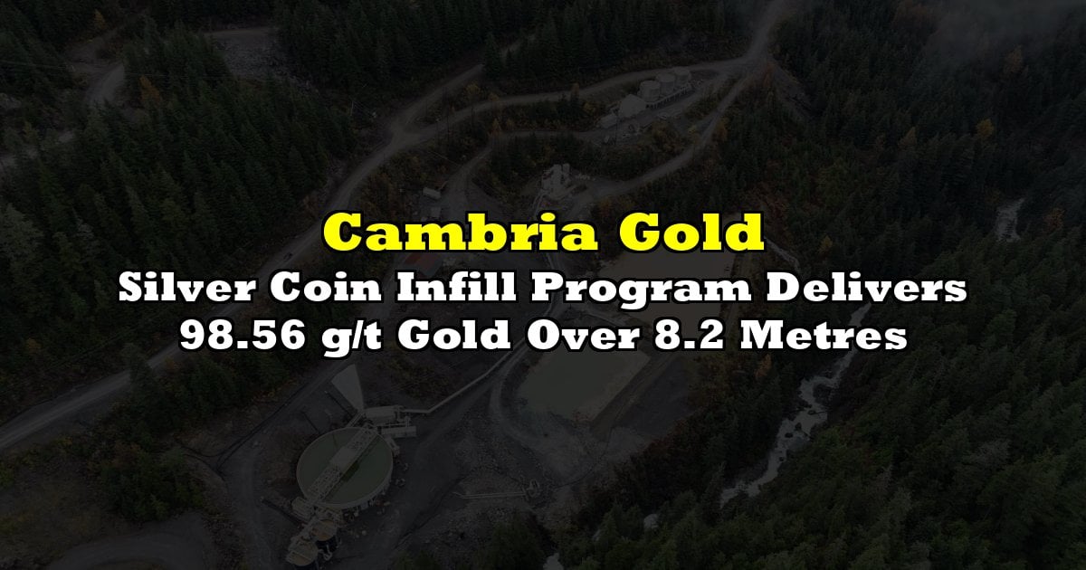 Silver Coin Infill Program Delivers 98.56 g/t Gold Over 8.2 Metres