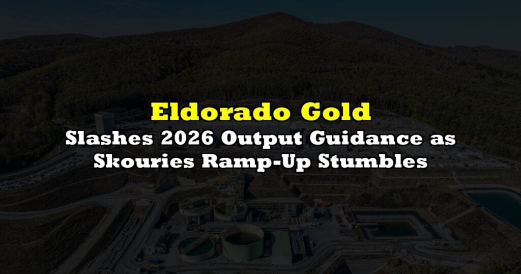 Slashes 2026 Output Guidance as Skouries Ramp-Up Stumbles