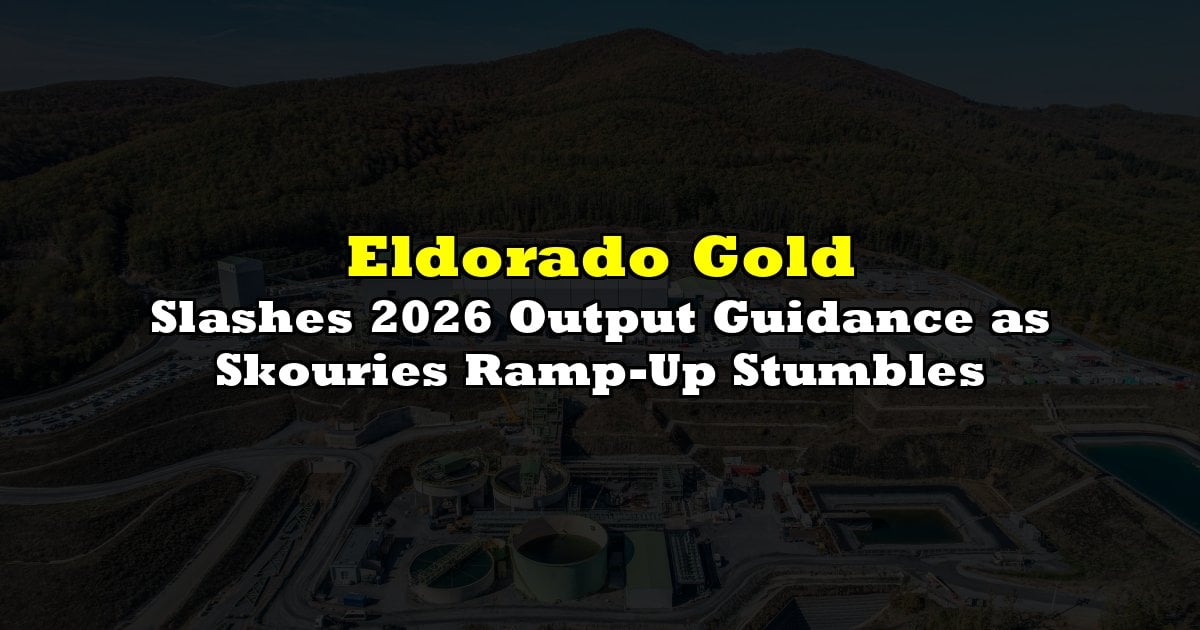 Slashes 2026 Output Guidance as Skouries Ramp-Up Stumbles