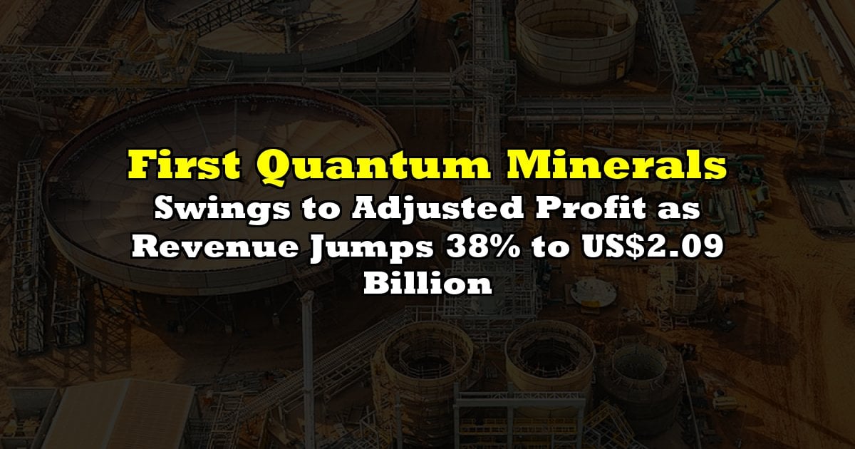 Swings to Adjusted Profit as Revenue Jumps 38% to US$2.09 Billion