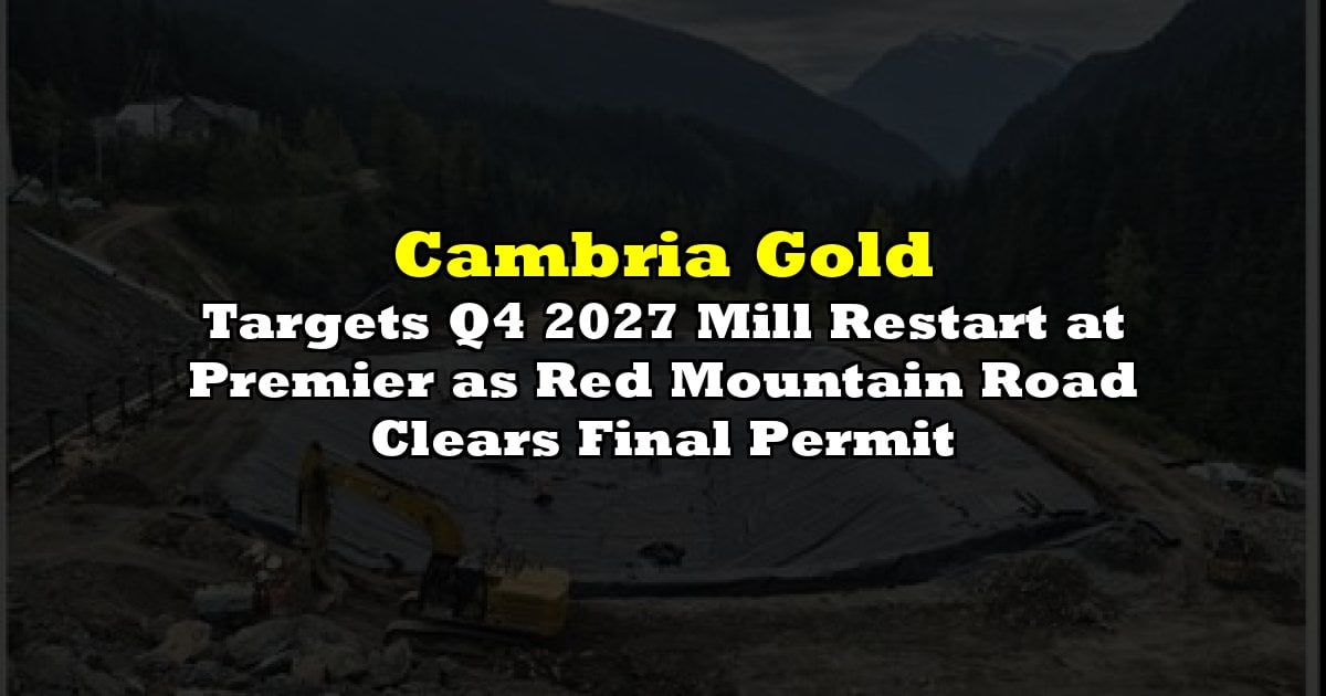 Targets Q4 2027 Mill Restart at Premier as Red Mountain Road Clears Final Permit